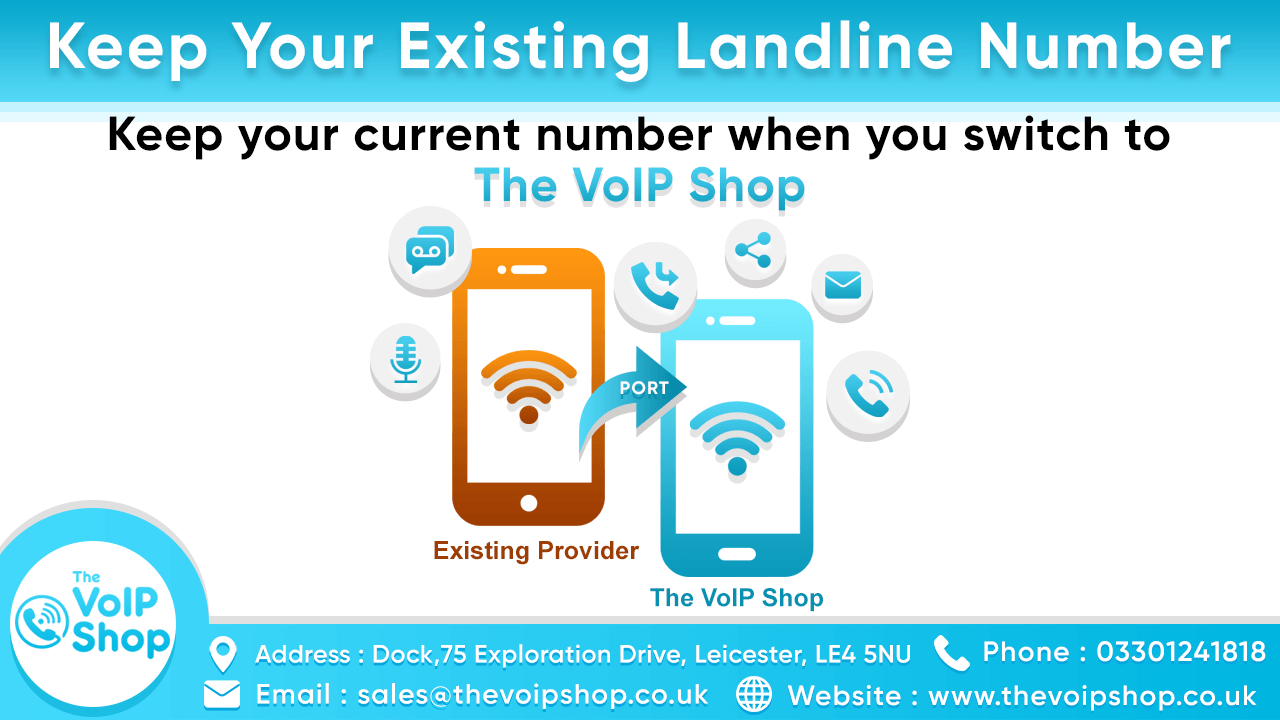 keep landline number when changing provider